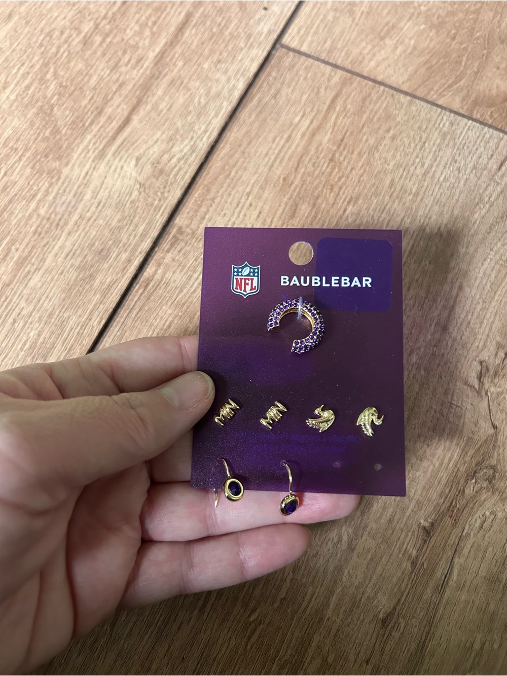 BaubleBar NFL Earrings